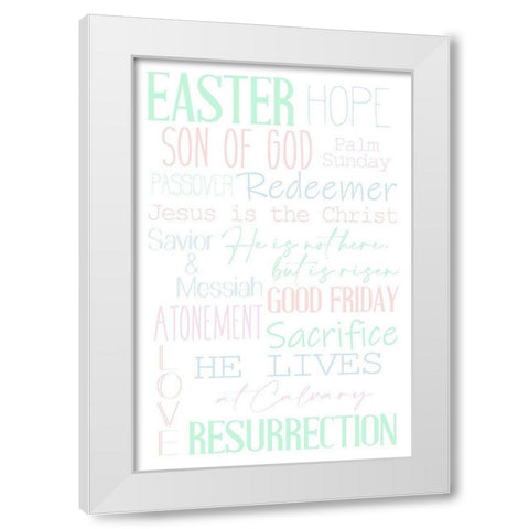 Redeemer White Modern Wood Framed Art Print by Allen, Kimberly