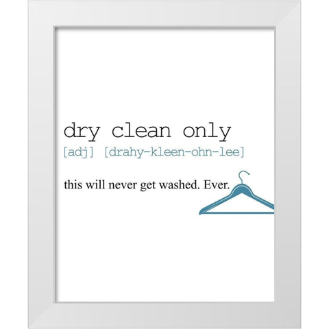 Washing 2 White Modern Wood Framed Art Print by Allen, Kimberly