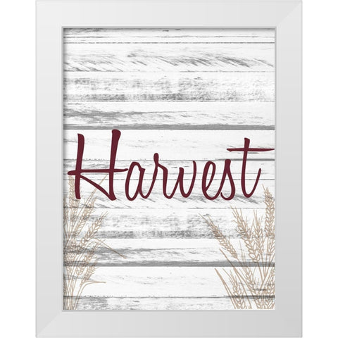 Harvest White Modern Wood Framed Art Print by Allen, Kimberly