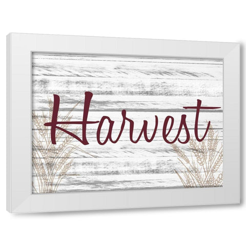 Harvest 2 White Modern Wood Framed Art Print by Allen, Kimberly