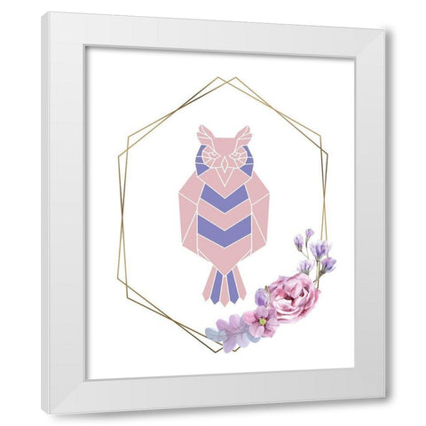 Geo Animal 1 White Modern Wood Framed Art Print by Allen, Kimberly