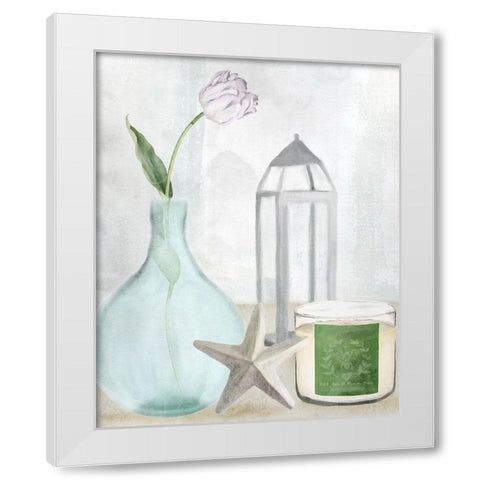 Seaside Escape 1 White Modern Wood Framed Art Print by Allen, Kimberly