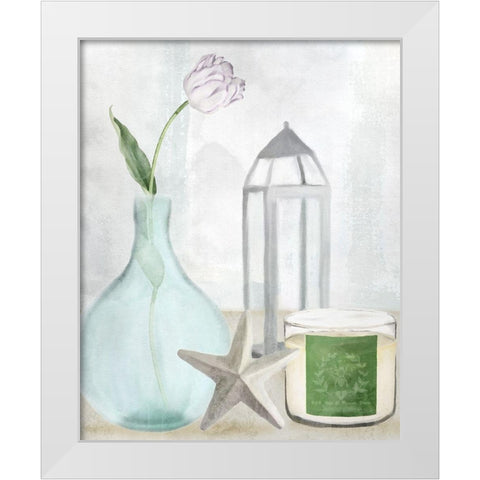 Seaside Escape 1 White Modern Wood Framed Art Print by Allen, Kimberly