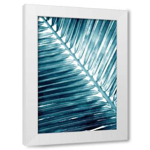Tropical Blue 2 White Modern Wood Framed Art Print by Allen, Kimberly