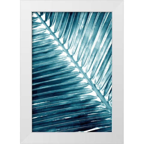 Tropical Blue 2 White Modern Wood Framed Art Print by Allen, Kimberly