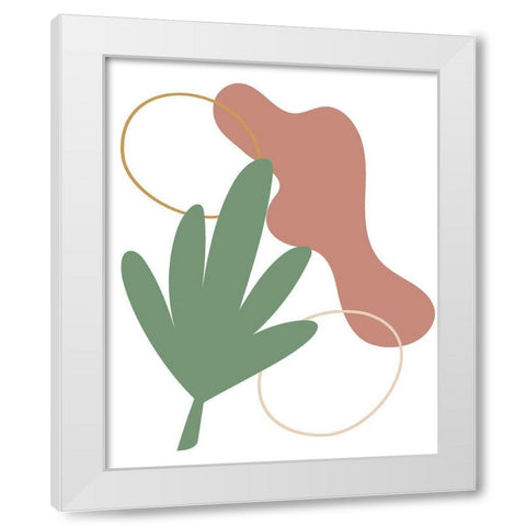 Organic 2 White Modern Wood Framed Art Print by Allen, Kimberly