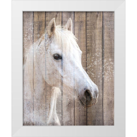 Painted White White Modern Wood Framed Art Print by Allen, Kimberly