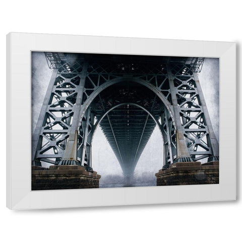 Bridge White Modern Wood Framed Art Print by Allen, Kimberly