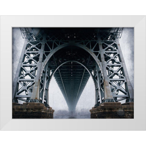 Bridge White Modern Wood Framed Art Print by Allen, Kimberly