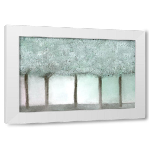 Grove White Modern Wood Framed Art Print by Allen, Kimberly
