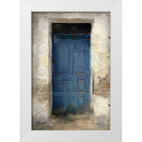 Doorway White Modern Wood Framed Art Print by Allen, Kimberly
