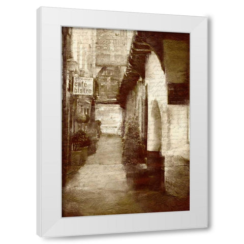 City Light 1 White Modern Wood Framed Art Print by Allen, Kimberly