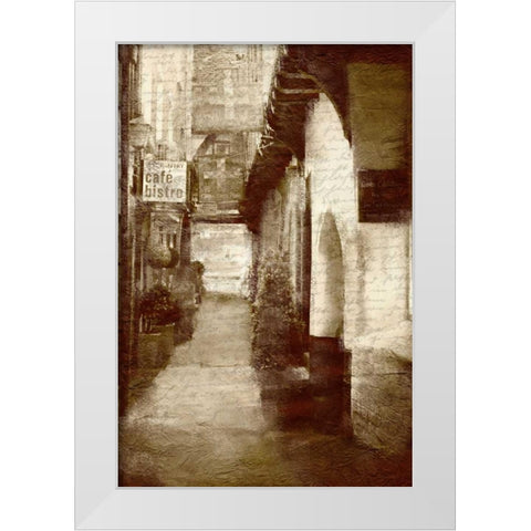 City Light 1 White Modern Wood Framed Art Print by Allen, Kimberly