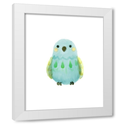 Chirp 2 White Modern Wood Framed Art Print by Allen, Kimberly