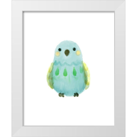 Chirp 2 White Modern Wood Framed Art Print by Allen, Kimberly