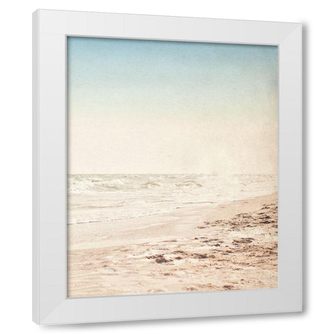 Beach Waves 2 White Modern Wood Framed Art Print by Allen, Kimberly