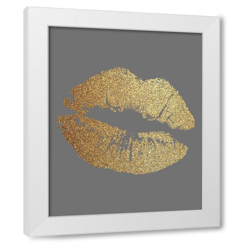 Fashionista 7 White Modern Wood Framed Art Print by Allen, Kimberly