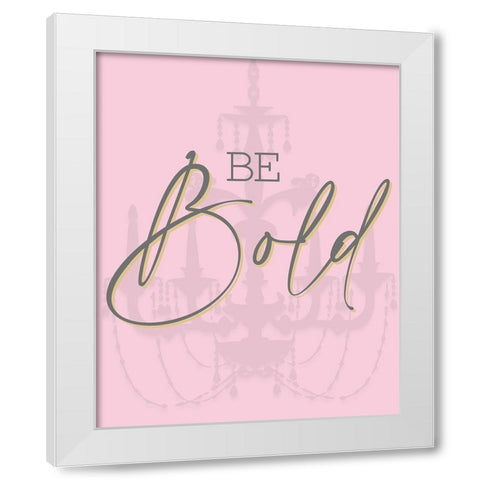 Fashionista 10 White Modern Wood Framed Art Print by Allen, Kimberly
