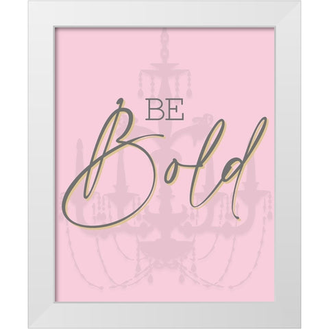 Fashionista 10 White Modern Wood Framed Art Print by Allen, Kimberly