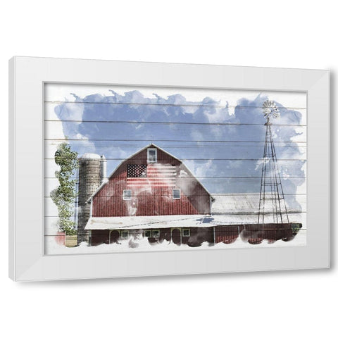 Heartland White Modern Wood Framed Art Print by Allen, Kimberly