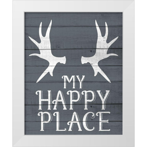 Lake House 8 White Modern Wood Framed Art Print by Allen, Kimberly