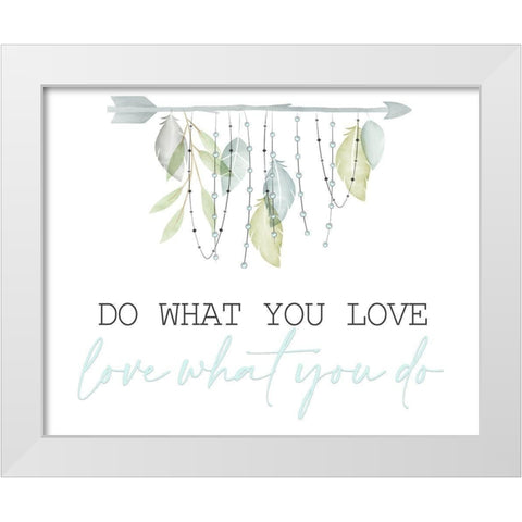Minty 2 White Modern Wood Framed Art Print by Allen, Kimberly