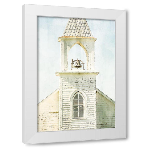 Steeple White Modern Wood Framed Art Print by Allen, Kimberly