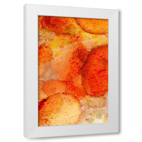 Orange Day B White Modern Wood Framed Art Print by Allen, Kimberly
