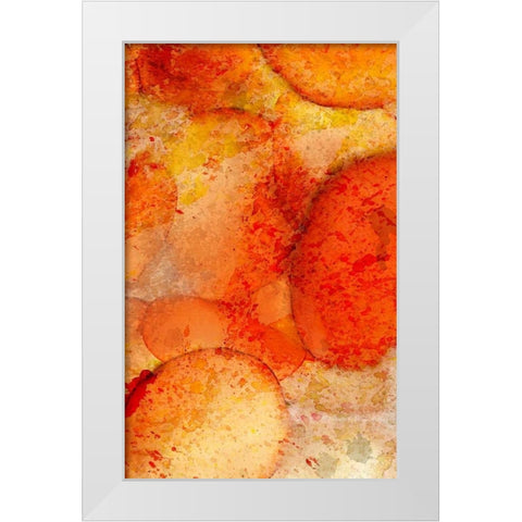 Orange Day B White Modern Wood Framed Art Print by Allen, Kimberly