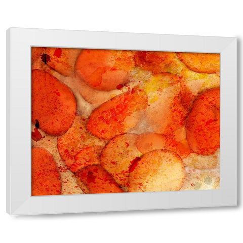 Orange Day White Modern Wood Framed Art Print by Allen, Kimberly