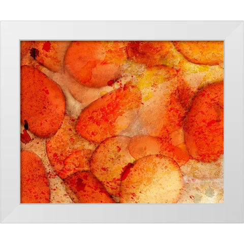 Orange Day White Modern Wood Framed Art Print by Allen, Kimberly