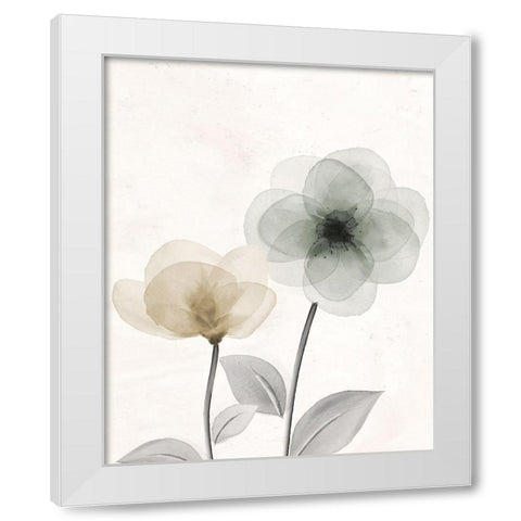 Open Bloom 2 White Modern Wood Framed Art Print by Allen, Kimberly