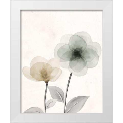 Open Bloom 2 White Modern Wood Framed Art Print by Allen, Kimberly