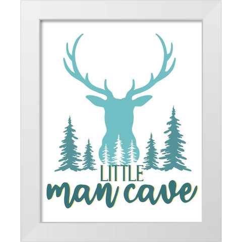 Explore Little Man 2 White Modern Wood Framed Art Print by Allen, Kimberly
