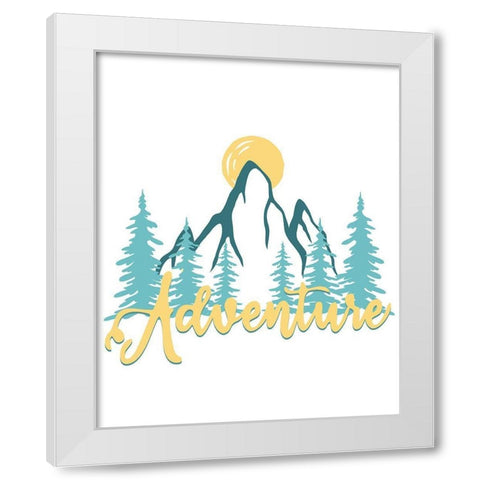 Explore Little Man 3 White Modern Wood Framed Art Print by Allen, Kimberly
