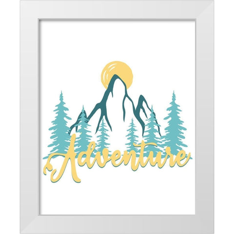 Explore Little Man 3 White Modern Wood Framed Art Print by Allen, Kimberly