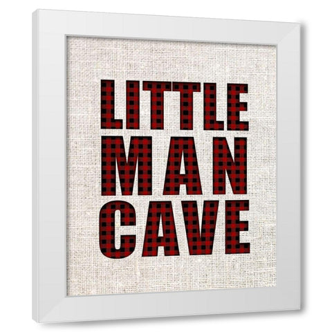 Little Man Plaid 2 White Modern Wood Framed Art Print by Allen, Kimberly