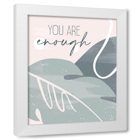 You Are 1 White Modern Wood Framed Art Print by Allen, Kimberly