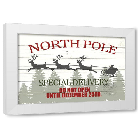 Special Delivery White Modern Wood Framed Art Print by Allen, Kimberly