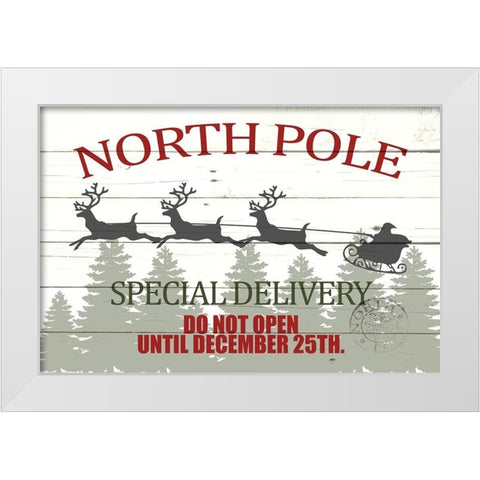 Special Delivery White Modern Wood Framed Art Print by Allen, Kimberly