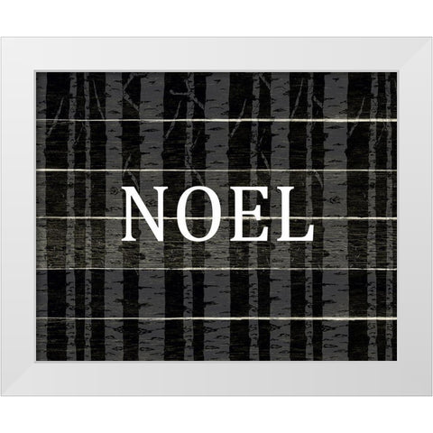 Noel Aspens White Modern Wood Framed Art Print by Allen, Kimberly