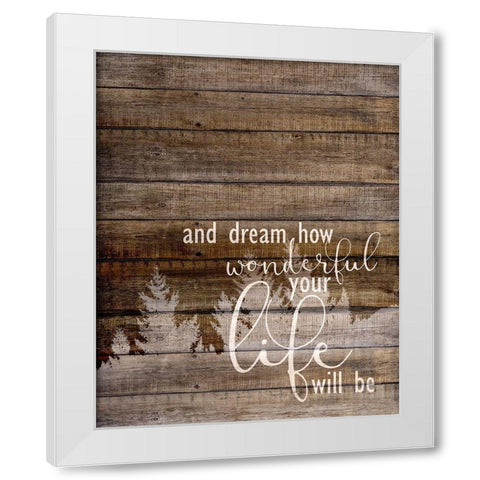 Goodnight Angel 2 White Modern Wood Framed Art Print by Allen, Kimberly