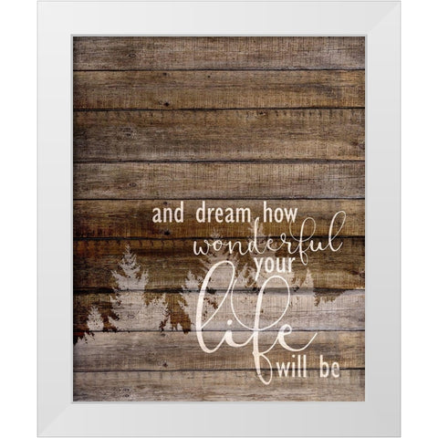 Goodnight Angel 2 White Modern Wood Framed Art Print by Allen, Kimberly