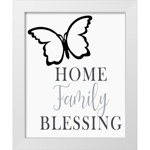 Faith Family 2 White Modern Wood Framed Art Print by Allen, Kimberly
