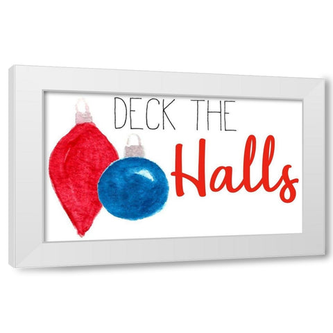 Christmas Time 3 White Modern Wood Framed Art Print by Allen, Kimberly