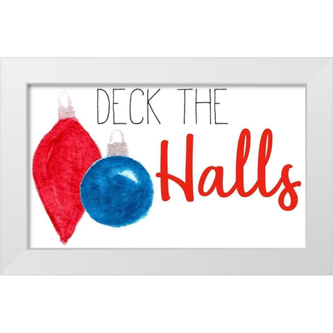 Christmas Time 3 White Modern Wood Framed Art Print by Allen, Kimberly
