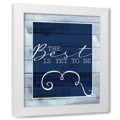 The Best White Modern Wood Framed Art Print by Allen, Kimberly