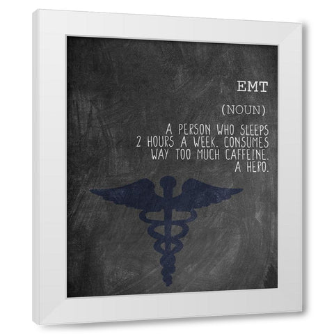 A EMT White Modern Wood Framed Art Print by Allen, Kimberly