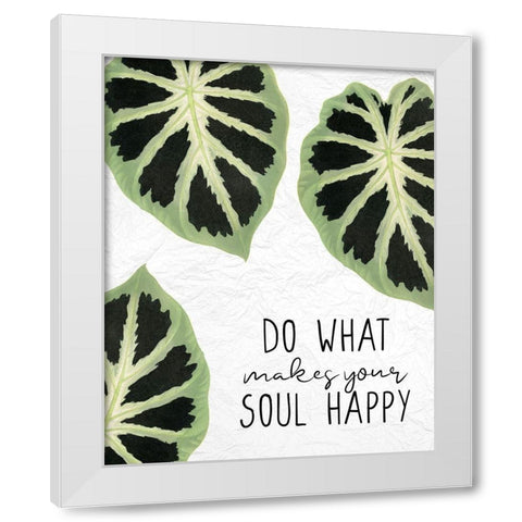 Your Soul White Modern Wood Framed Art Print by Allen, Kimberly
