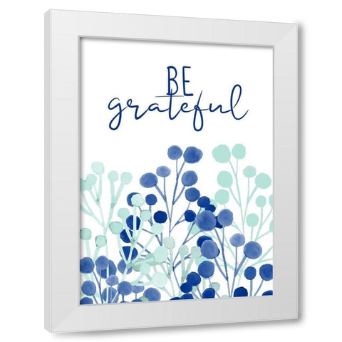 Be Kind and Grateful 2 White Modern Wood Framed Art Print by Allen, Kimberly
